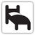 Hotel bed icon